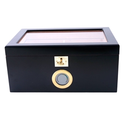 The Showcase Humidor Black Matte